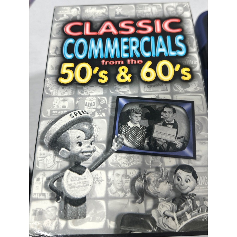 Classic Commercials From The 50's & 60's VHS Vintage TV Advertising Collection